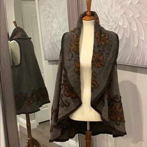 Wool Blend Shawl / Vest